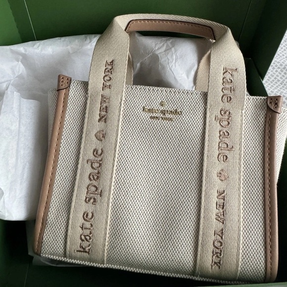 kate spade Handbags - Kate Spade Kip Canvas mini Tote Bag